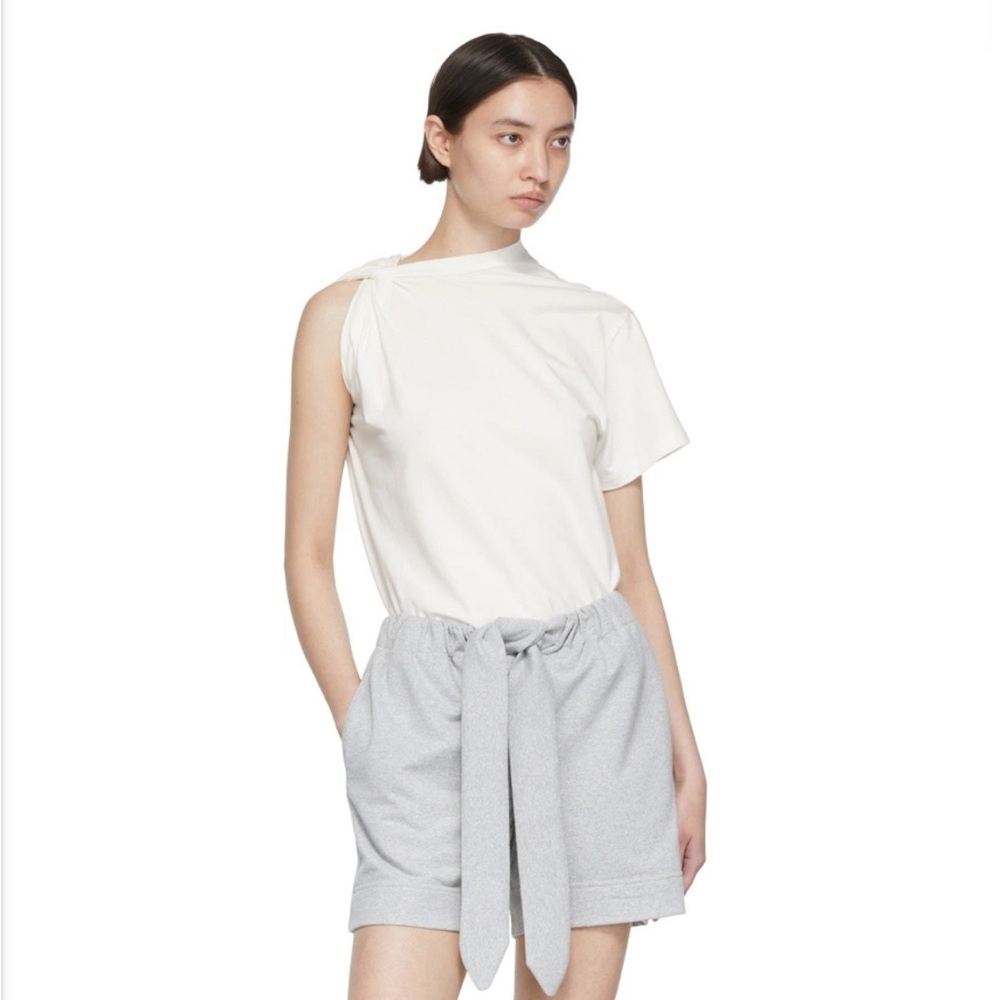 Vejas Maksimas Off-White Organic Cotton T-Shirt